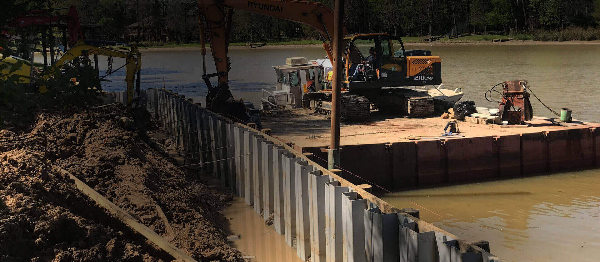 Bulkheads & Shore Protection - Gulf Coast Dock Masters
