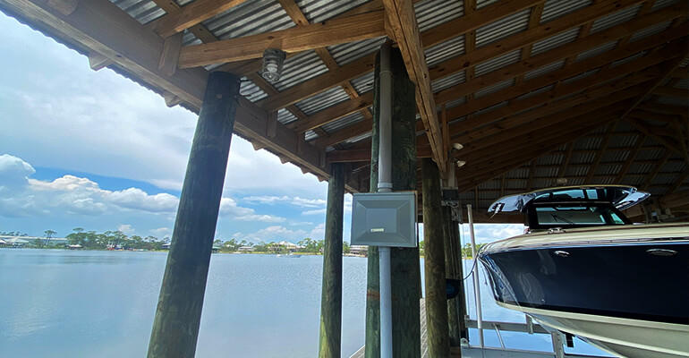 Boat Lift Installation Service - Gulf Coast Dock Masters