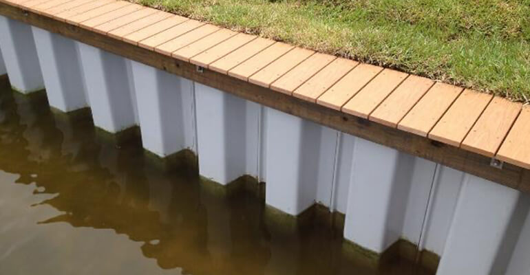 Seawall or Bulkhead Construction Service - Gulf Coast Dock Masters